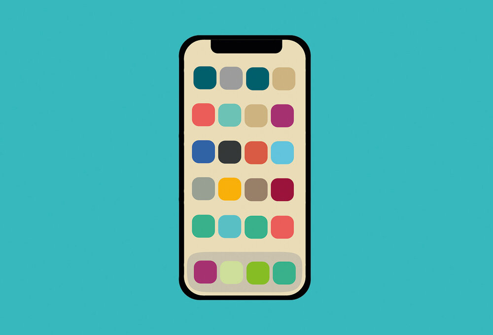 Ein Mobiltelefon mit App-Symbolen | © pixabay